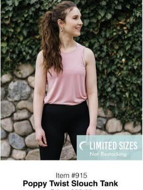 Lightweight Scoop Neck Tank Top in Dusty Pink